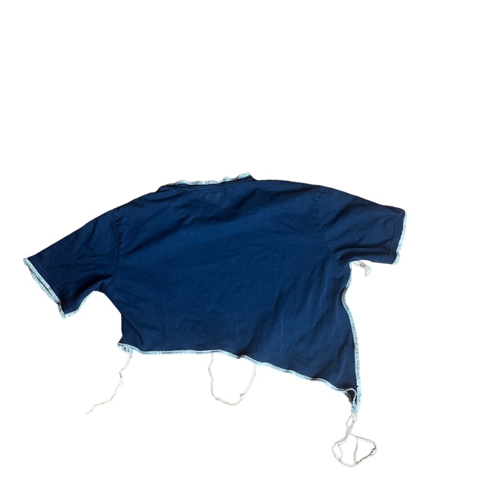 Fly Emirates Reworked Contrast Stitch Crop Top - Picture 4 of 4